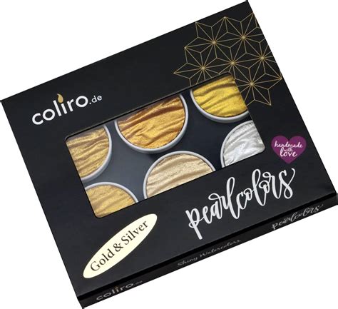 metallic box colors|Pearlcolor Paint Set Gold & Silver C600 .